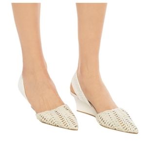 STELLA MCCARTNEY Woven Slingback Wedge